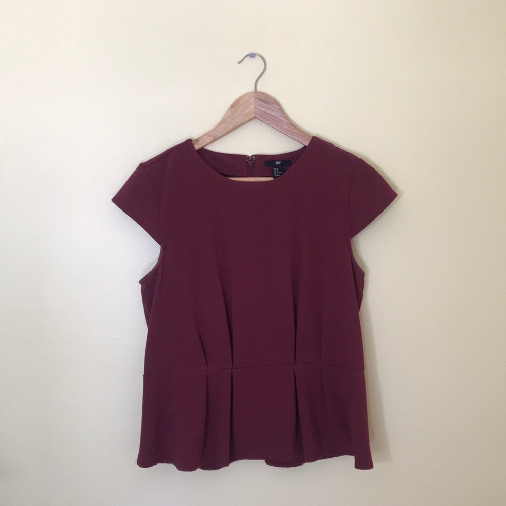 Maroon Blouse